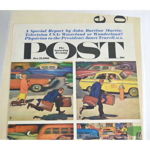 The Saturday Evening Post Magazine COVER Oct 21 1961 Dick Sargent - Picture 2 of 4